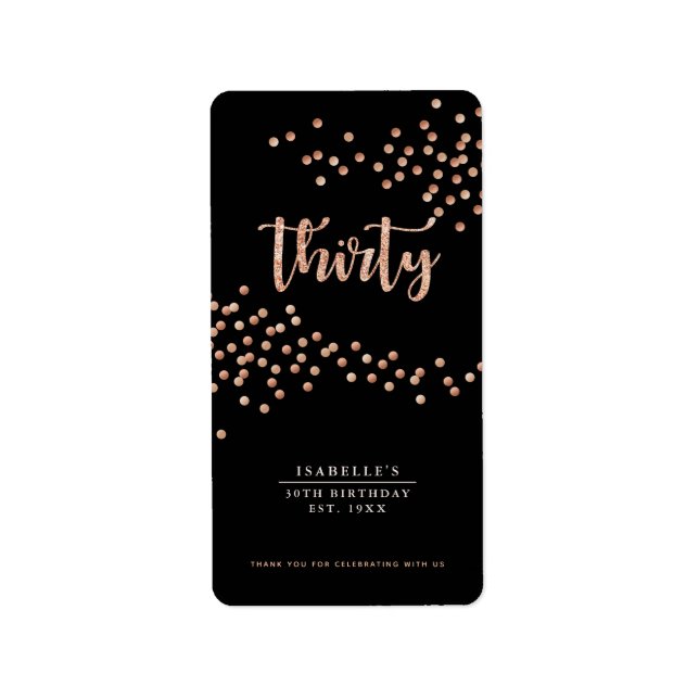 Etiqueta de Favoritos Personalizados de Bolinhas D (Frente)