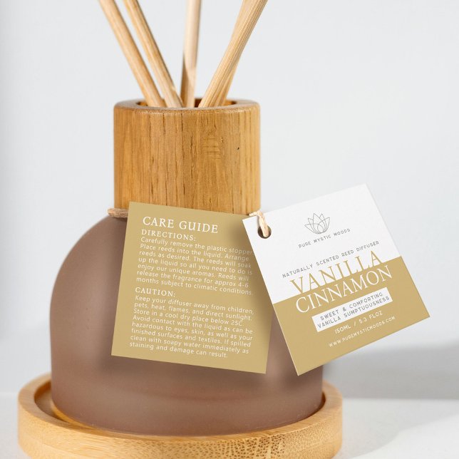 Etiqueta de fecho de rosca branca de baunilha (Criador carregado)