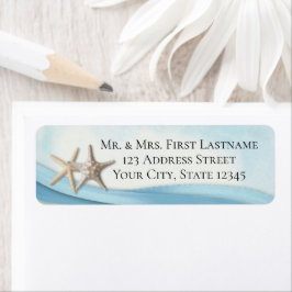 Etiqueta de Fécula e Azul-Céu