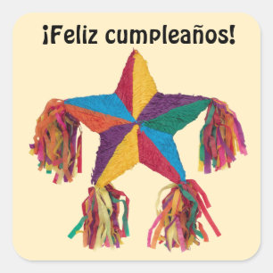Etiqueta de Feliz Cumpleanos