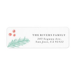 Etiqueta de Férias de Inverno