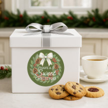 Etiqueta de Folha de Biscoitos de Natal Caseiros P