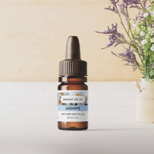 Etiqueta de Fragrância de Óleos Essenciais de Jasm