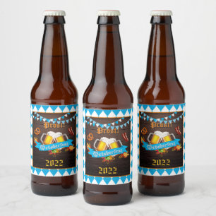 Etiqueta de Frasco de Cerveja Oktoberfest