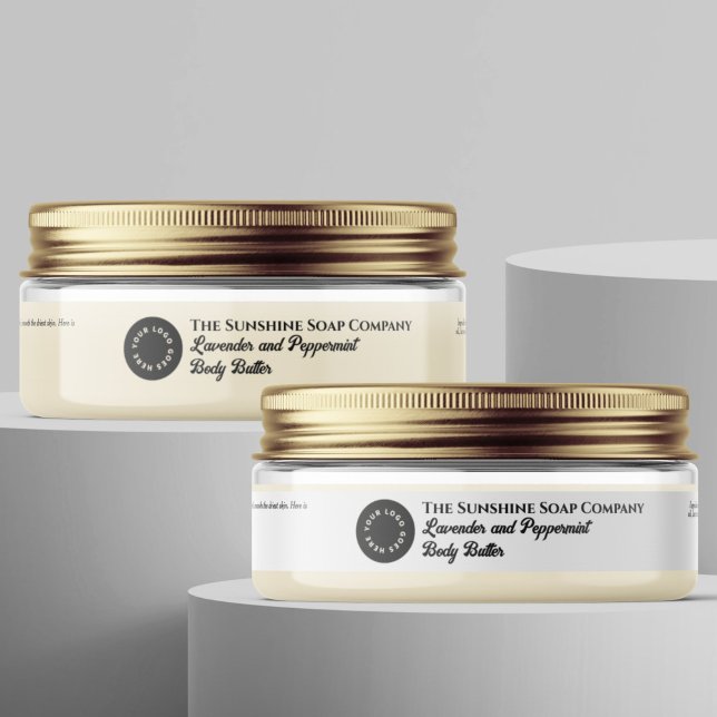 Etiqueta de frasco de cosméticos à prova de água b (Criador carregado)