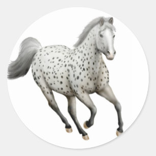 Etiqueta de galope do cavalo do Appaloosa do