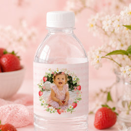 Etiqueta de Garrafa de Água Berry Sweet