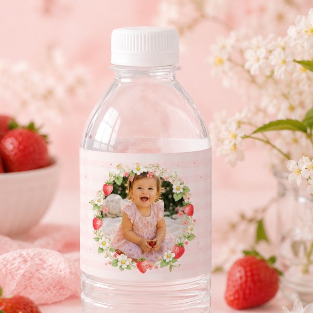 Etiqueta de Garrafa de Água Berry Sweet (Criador carregado)