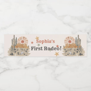 Etiqueta de Garrafa de Água de Festa de aniversári