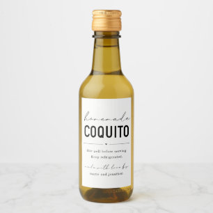 Etiqueta de Garrafa de Coquito