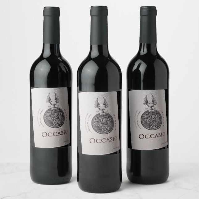 Etiqueta de garrafa de vinho personalizada (Garrafas)
