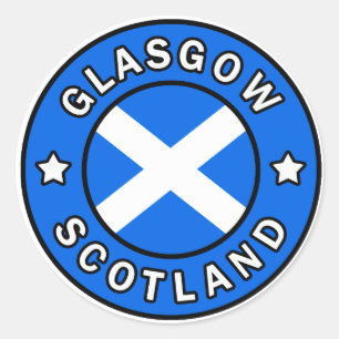 Etiqueta de Glasgow Scotland