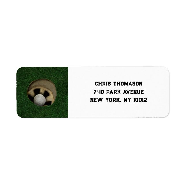 Etiqueta de Golfe (Frente)