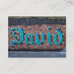 Etiqueta de grafite: David