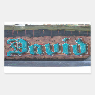 Etiqueta de grafite: David