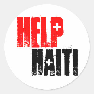 ETIQUETA DE HAITI DA AJUDA