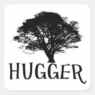 Etiqueta de Hugger da árvore