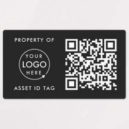 Etiqueta de ID de ativo | Código QR Propriedade de