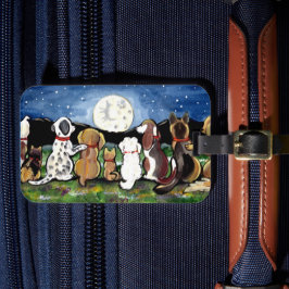 Etiqueta de identificação de bagagem do cão Marinh