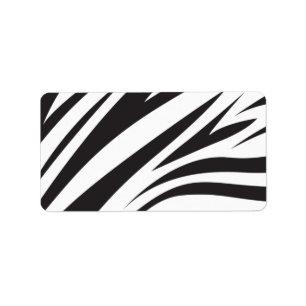 Etiqueta de Impressão de faixa de zebra