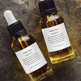 Etiqueta de Ingrediente Personalizado de Produto B