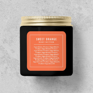 Etiqueta de Ingredientes de Cor Personalizados das