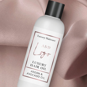 Etiqueta de Invólucro de Frasco Cosmético do Logot