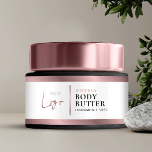 Etiqueta de Jar Cosmética do Logotipo Dourado de B