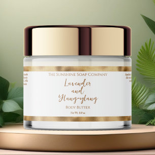 Etiqueta de Jar Cosmético à Prova de Água, de Folh