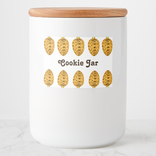 Etiqueta de Jar de Cookie (Frente)