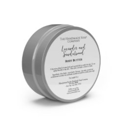 Etiqueta de Jar de Cosméticos Brancos Minimizados 