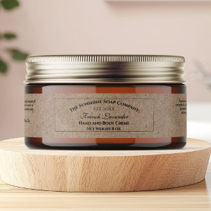 Etiqueta de Jar de Cosméticos Cosméticos do Estilo