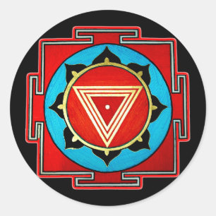 Etiqueta de Kali Yantra