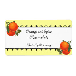 Etiqueta de latas de laranja ou de sabão