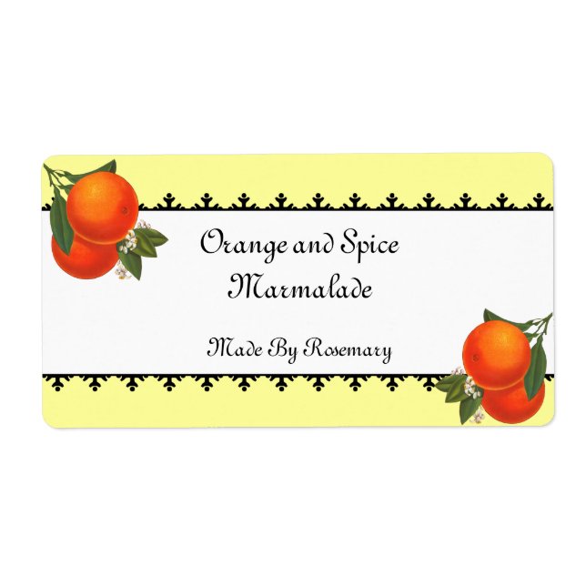 Etiqueta de latas de laranja ou de sabão (Frente)