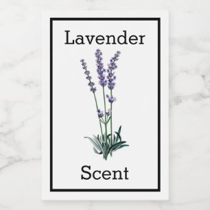 Etiqueta de Lavanda antiga