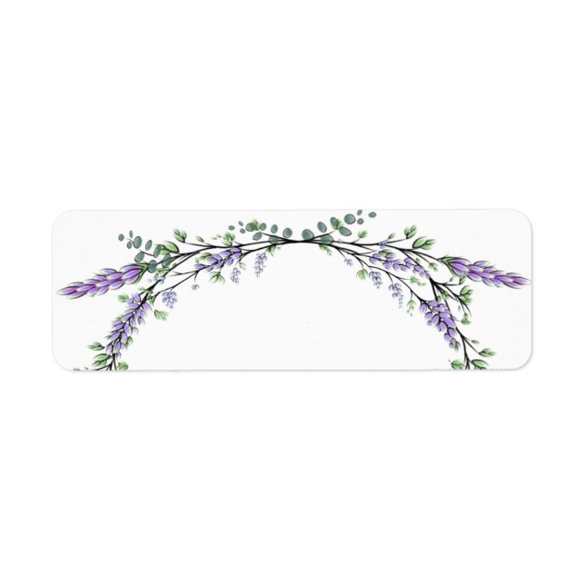 Etiqueta de lavanda e Eucalyptus (Frente)
