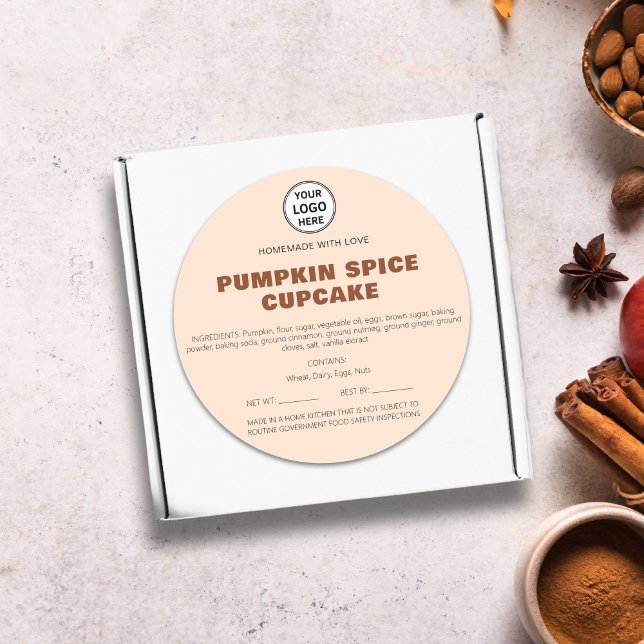 Etiqueta de Lei de Algodão - Home Bakery Ingredien (Cottage Law Label Home Bakery Ingredients Sticker)