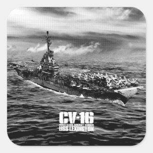 Etiqueta de Lexington do porta-aviões