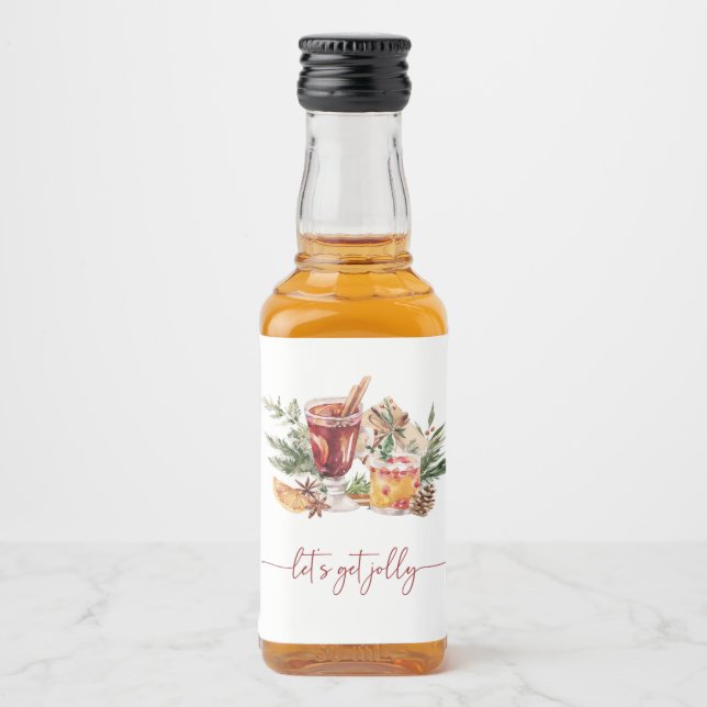 Etiqueta de Liquidez da Festa de Natal (Frente)