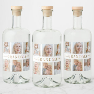 Etiqueta de Liquidez da Vovó Personalizada   Fotos