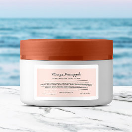 Etiqueta de Lista de Ingredientes de Linhas de Scr