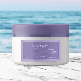 Etiqueta de Lista de Ingredientes de Linhas de Scr