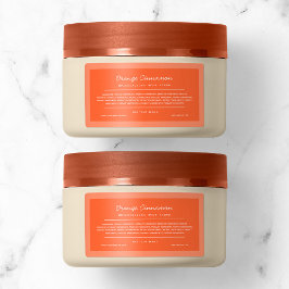 Etiqueta de Lista de Ingredientes de Linhas de Scr