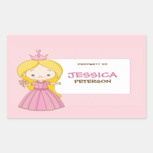 Etiqueta de Livro da Princesa Real / Etiqueta de P