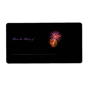 Etiqueta de Livro do Fireworks P3621