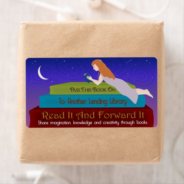 Etiqueta de Livros de Biblioteca de Empréstimos (Insitu)