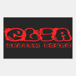 Etiqueta de logotipo Red Grapiti