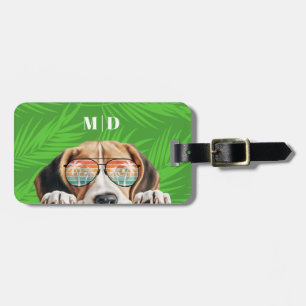 Etiqueta de Mala Beagle Adorável