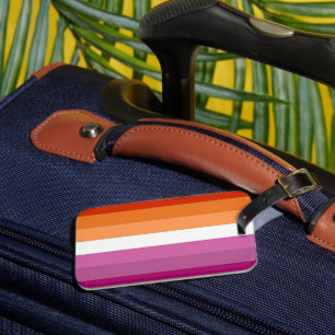 Etiqueta de Mala para a Bandeira do Orgulho Lésbic